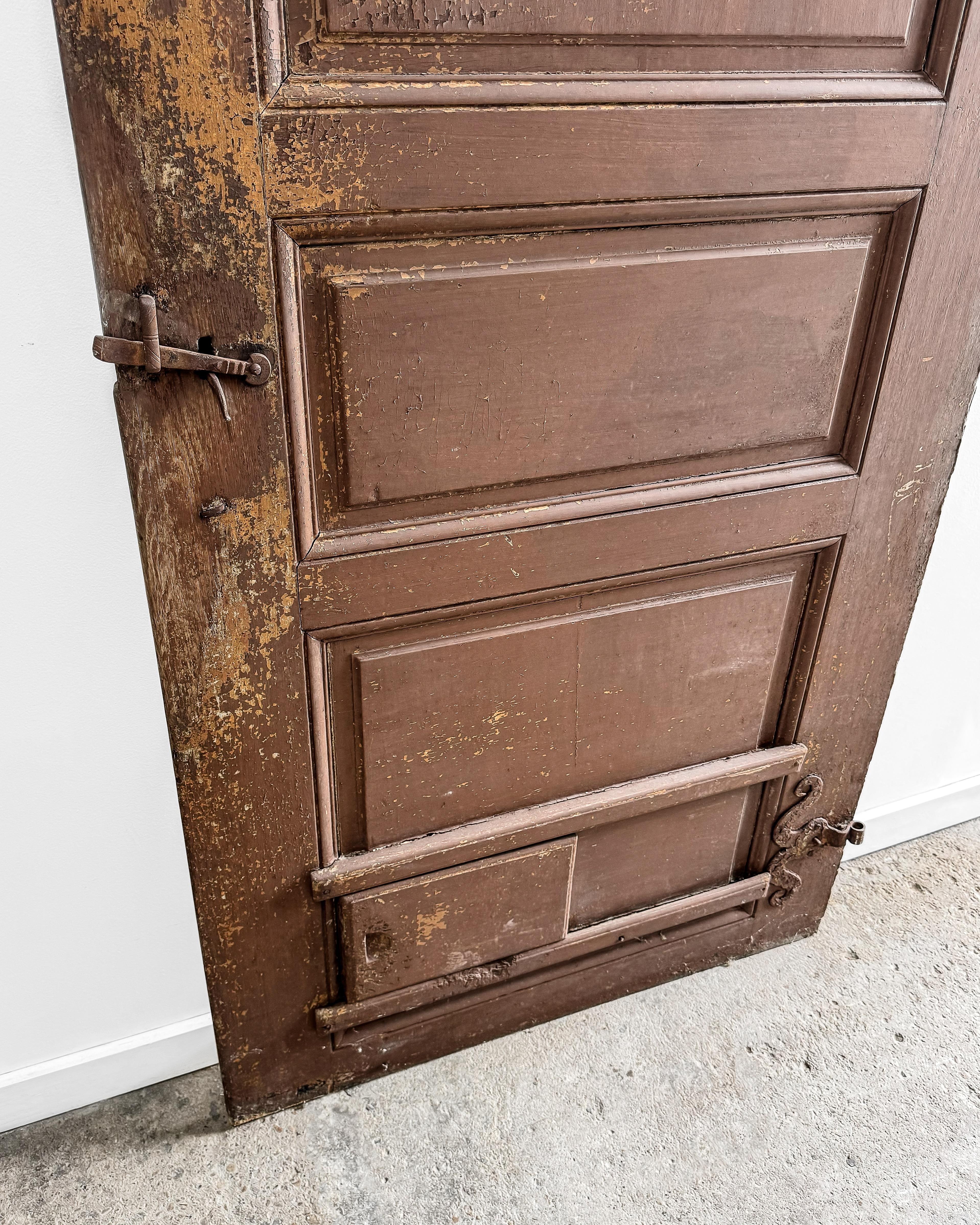 Salvaged 19th Century French Interior Door For Sale 1