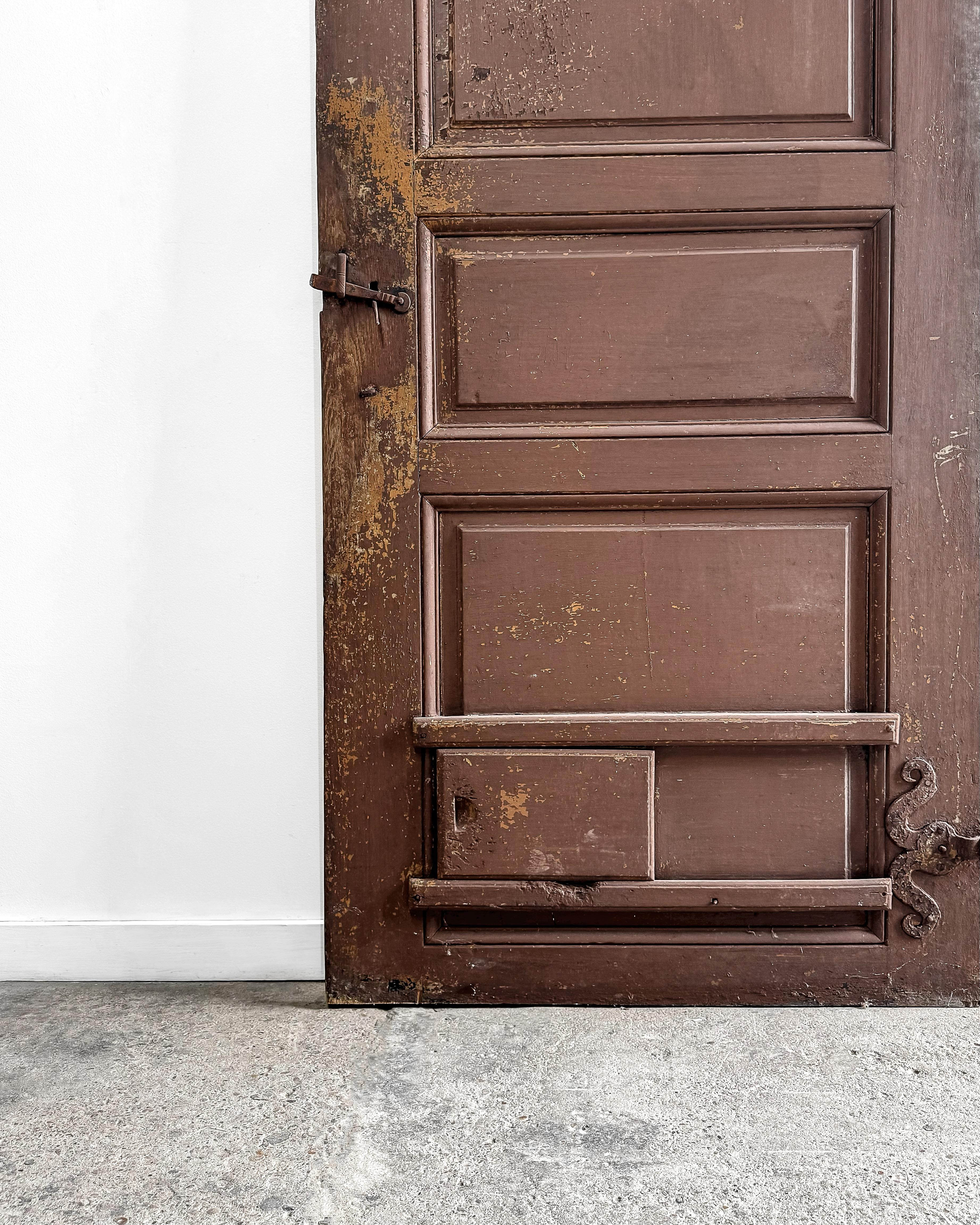 Salvaged 19th Century French Interior Door For Sale 3