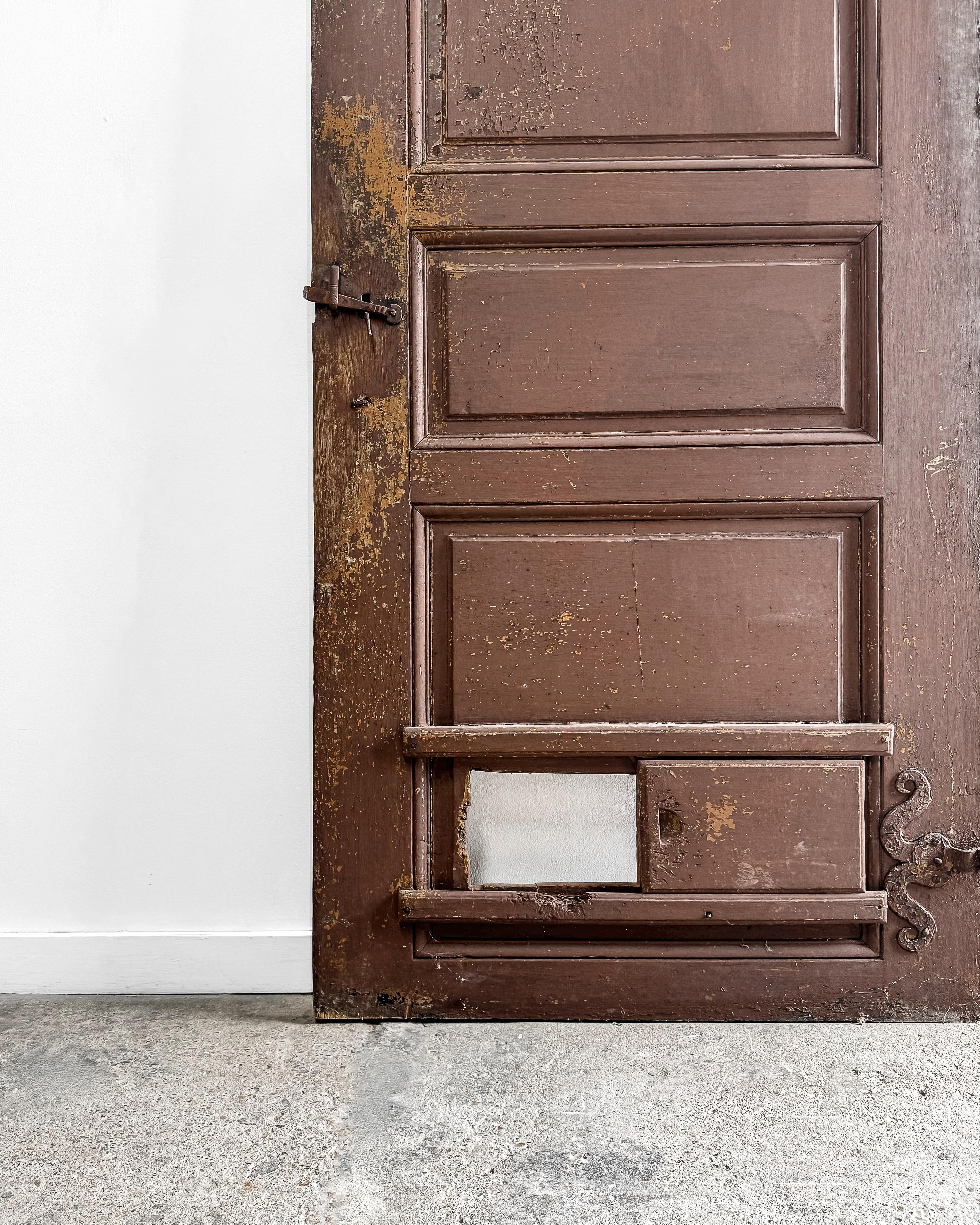 Salvaged 19th Century French Interior Door For Sale 4