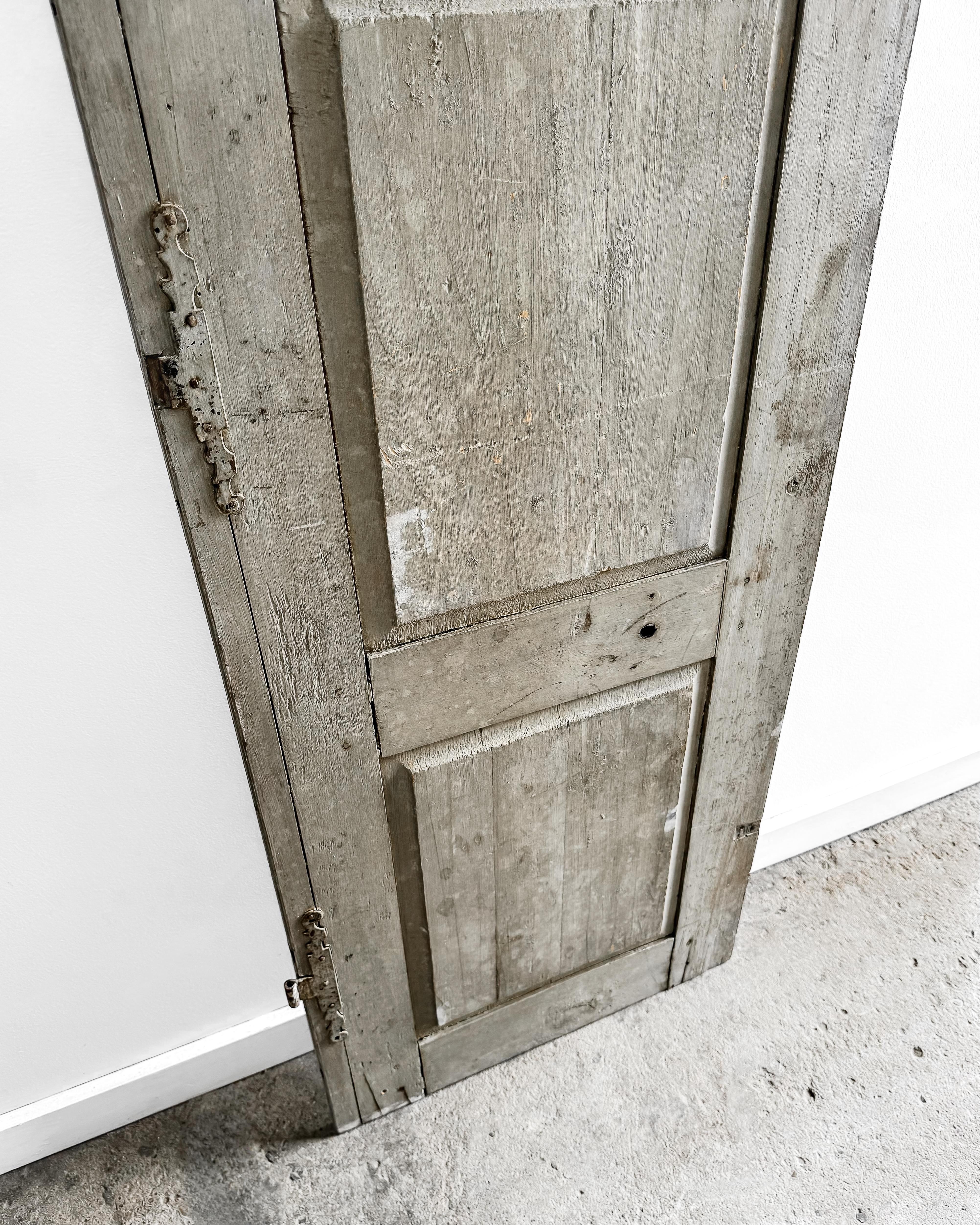 Salvaged 19th Century Paneled French Shutter 8