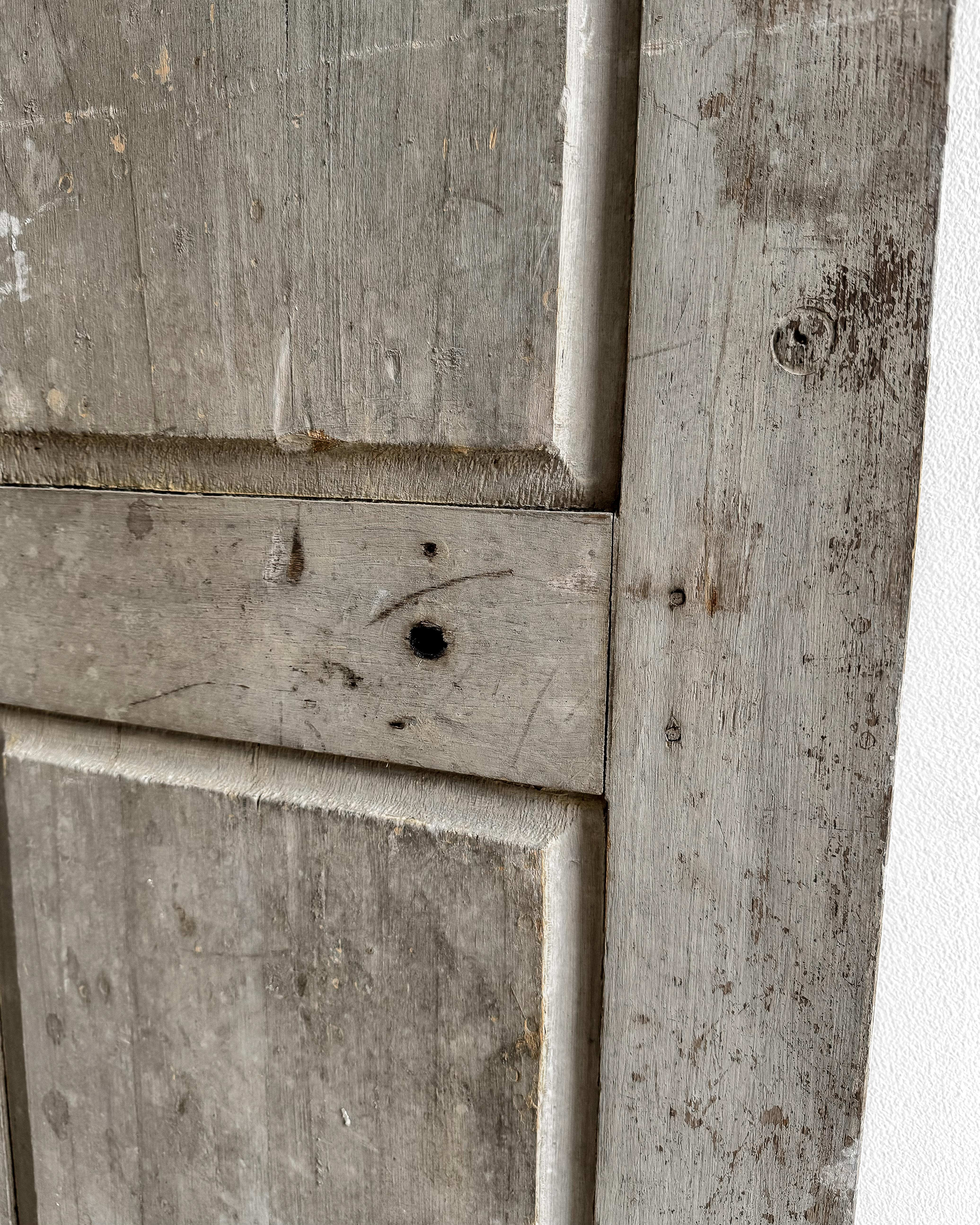 Salvaged 19th Century Paneled French Shutter 9