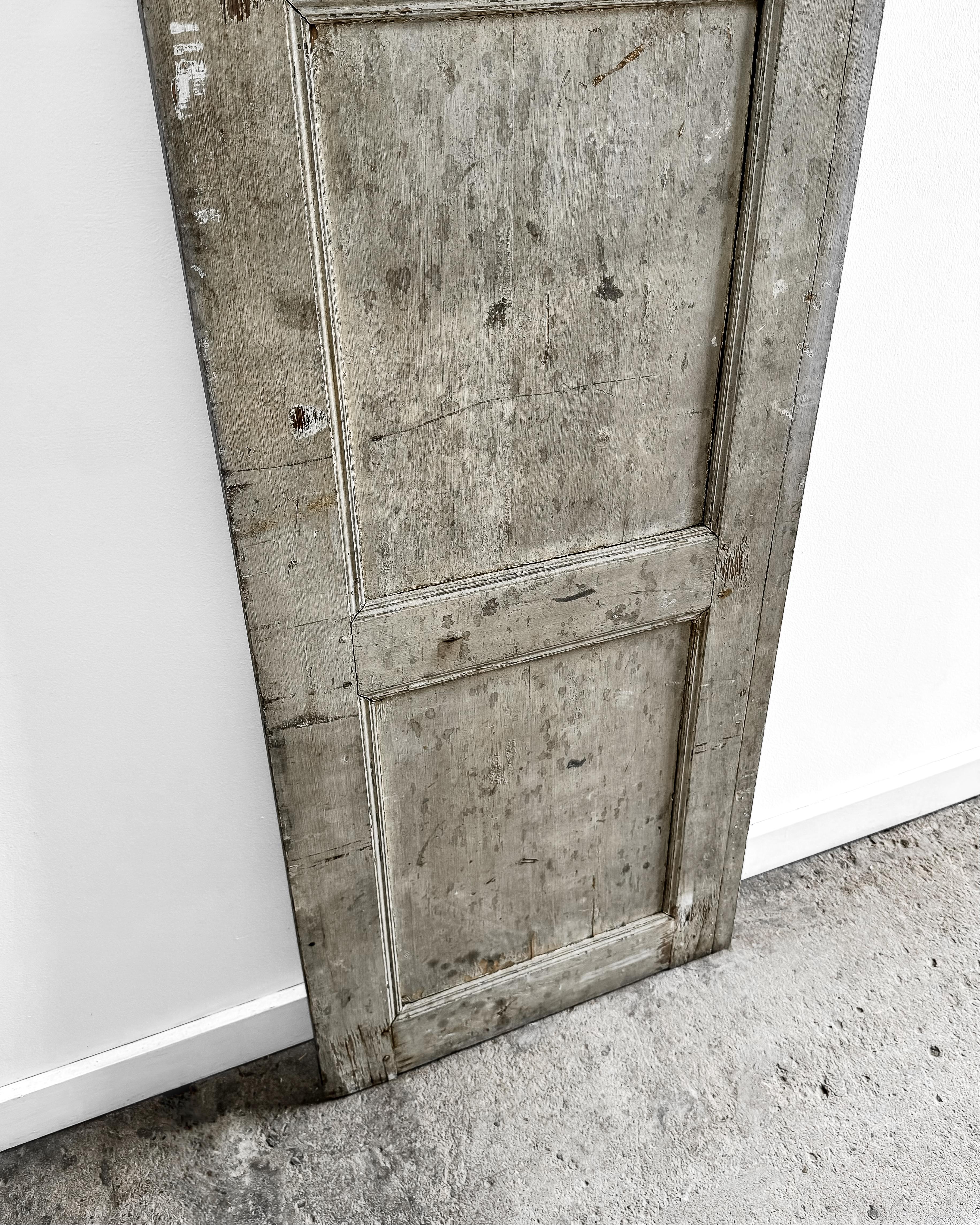 Salvaged 19th Century Paneled French Shutter 1