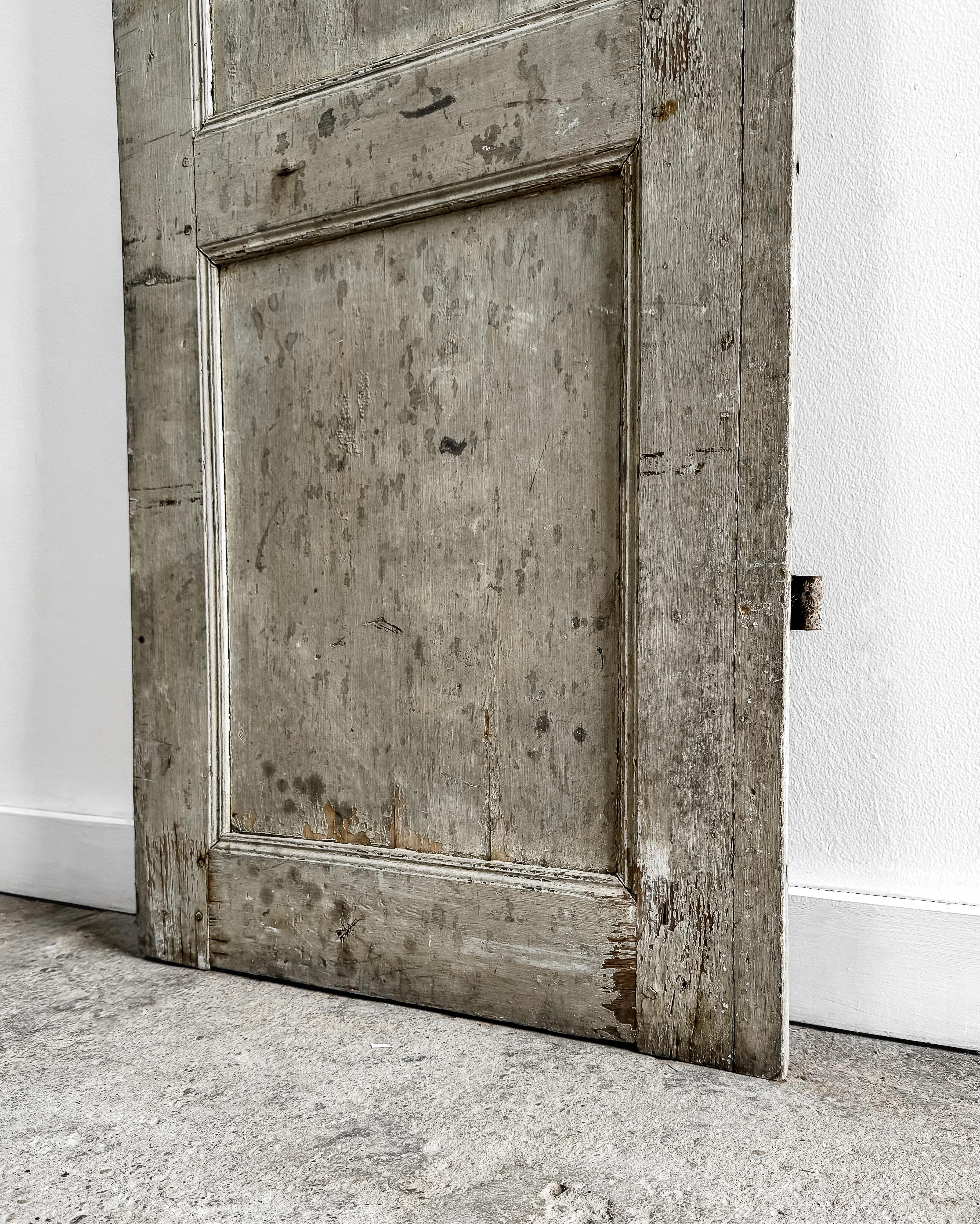 Salvaged 19th Century Paneled French Shutter 3