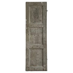 Salvaged 19th Century Paneled French Shutter