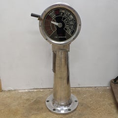 Salvaged Aluminum EIWA Engine Order Telegraph