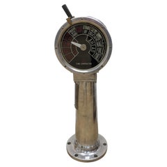 Retro Salvaged Aluminum EIWA Engine Order Telegraph