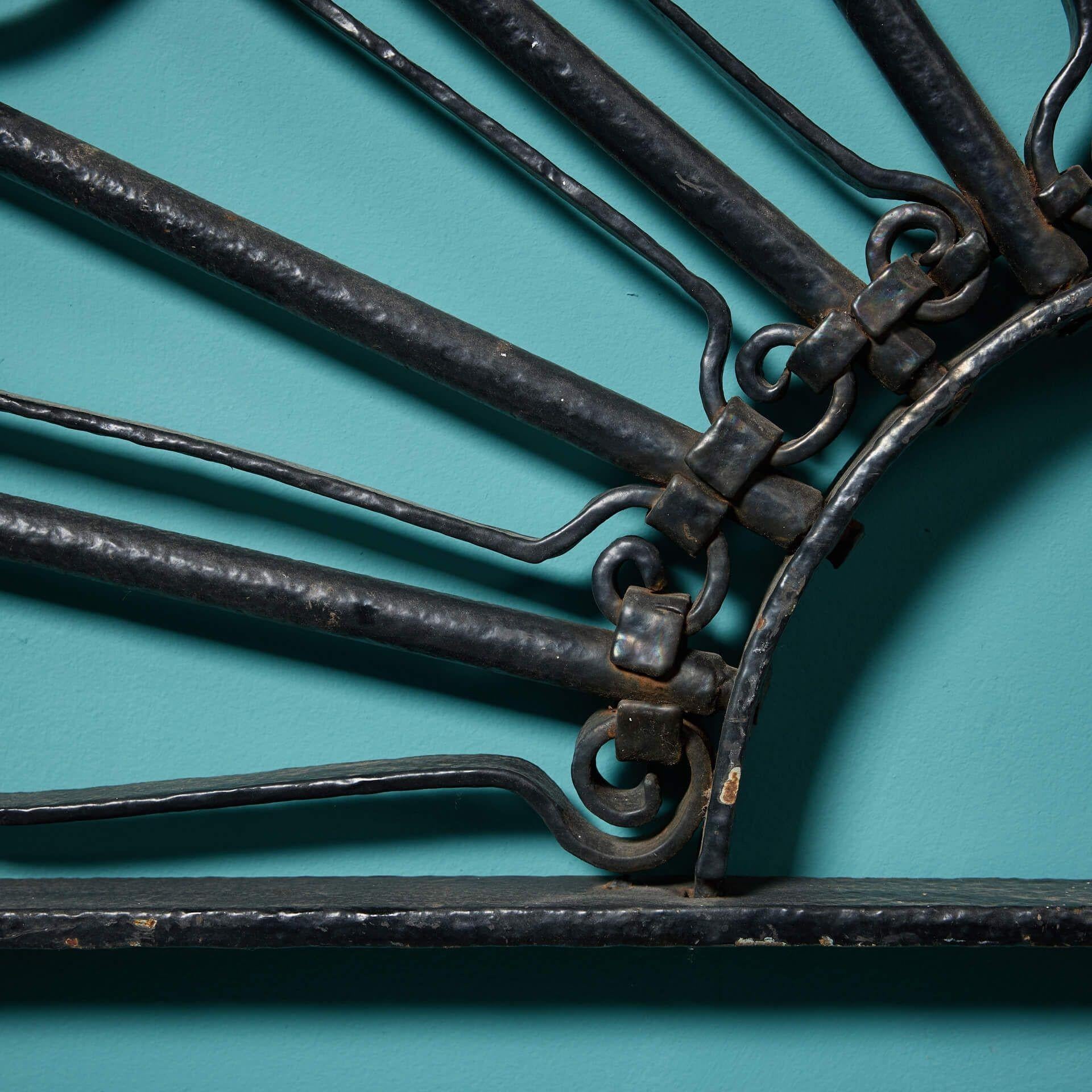 Regency Vitrail en fer forgé ancien de récupération en vente