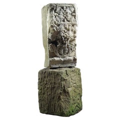 Salvaged Carved Stone Decorative Corbel, 20th Century