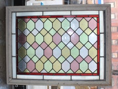 Salvaged Church Window 33" x 25"