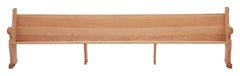 Salvaged Curved Church Pew