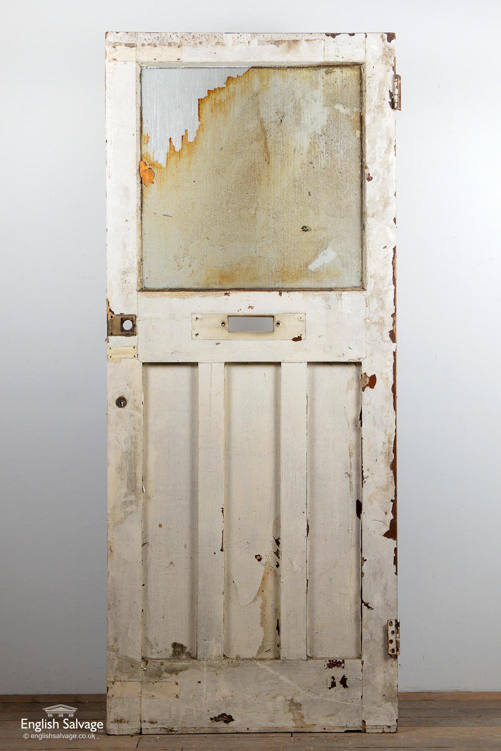 European Salvaged One over Three Panel Door, 20th Century For Sale