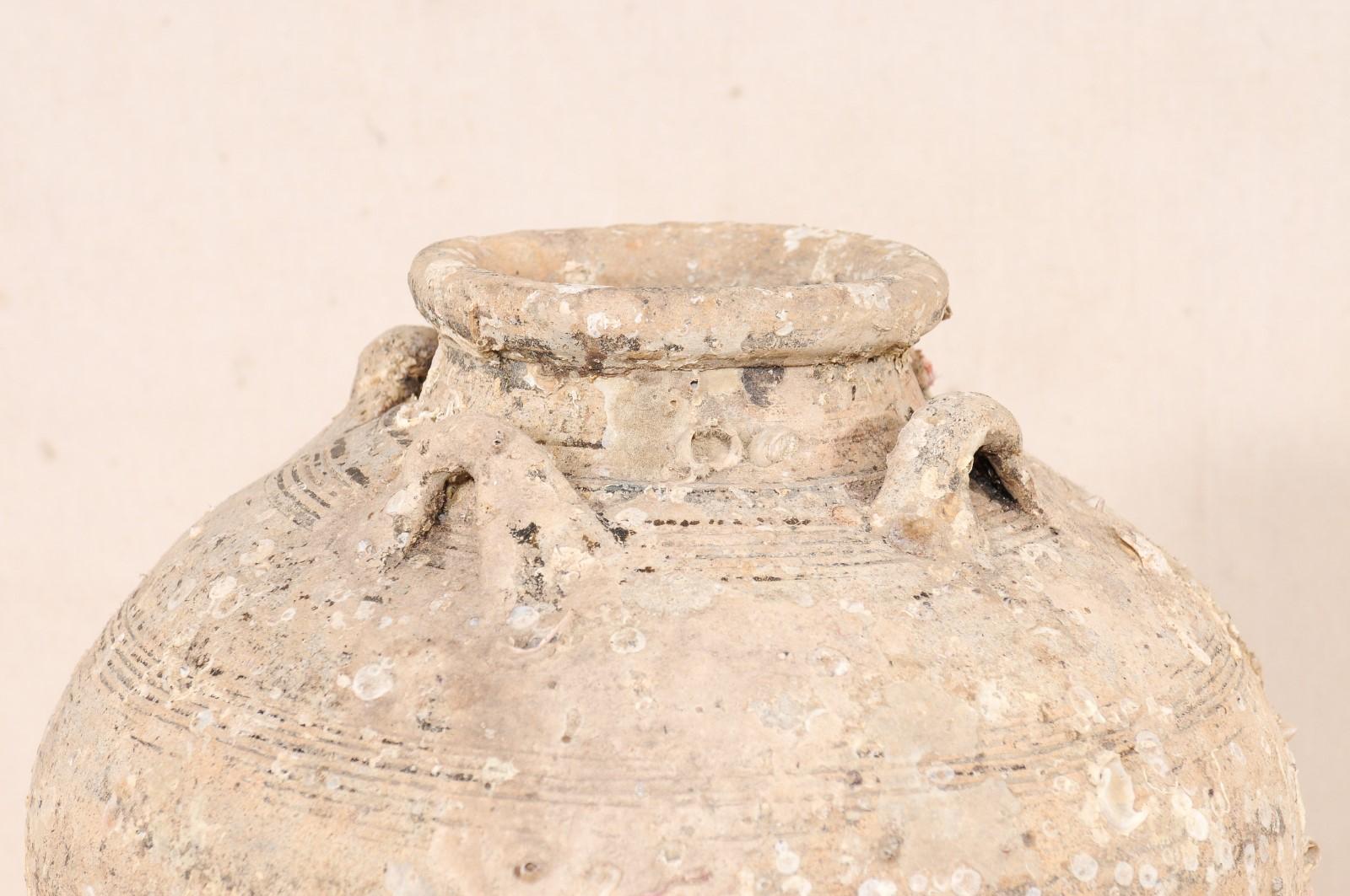 18th Century and Earlier Salvaged Shipwreck Ming Gap Jar, Thailand For Sale