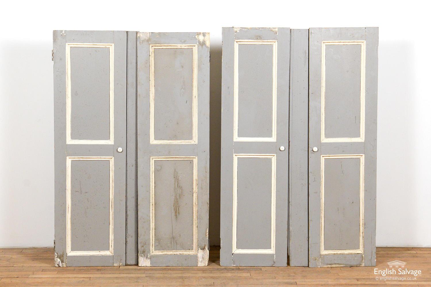 Salvaged Shutters or Cupboard Doors, 20th Century In Good Condition For Sale In London, GB