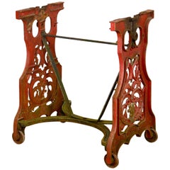 Used Salvaged 'The Squirrel' Machine Table Base, 20th Century