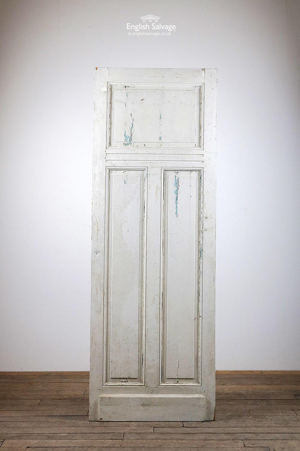 European Salvaged Three Panel Door from France, 20th Century For Sale