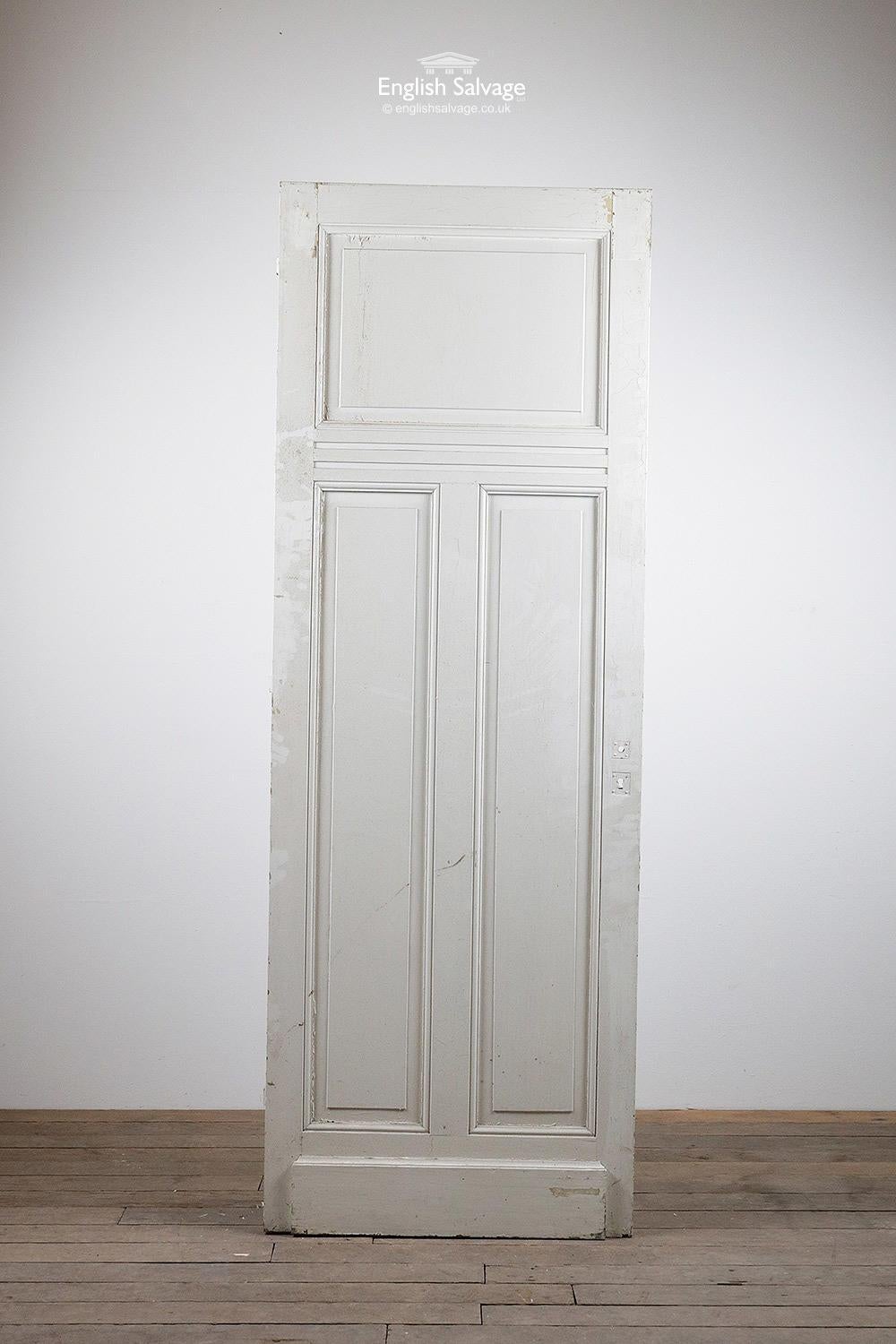 European Salvaged Three Panel Tall Door, 20th Century For Sale