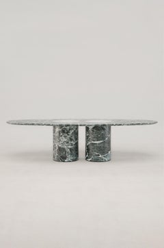 Salvante D1 Dining Table, Crema Tirreno Marble by Piotr Dąbrowa