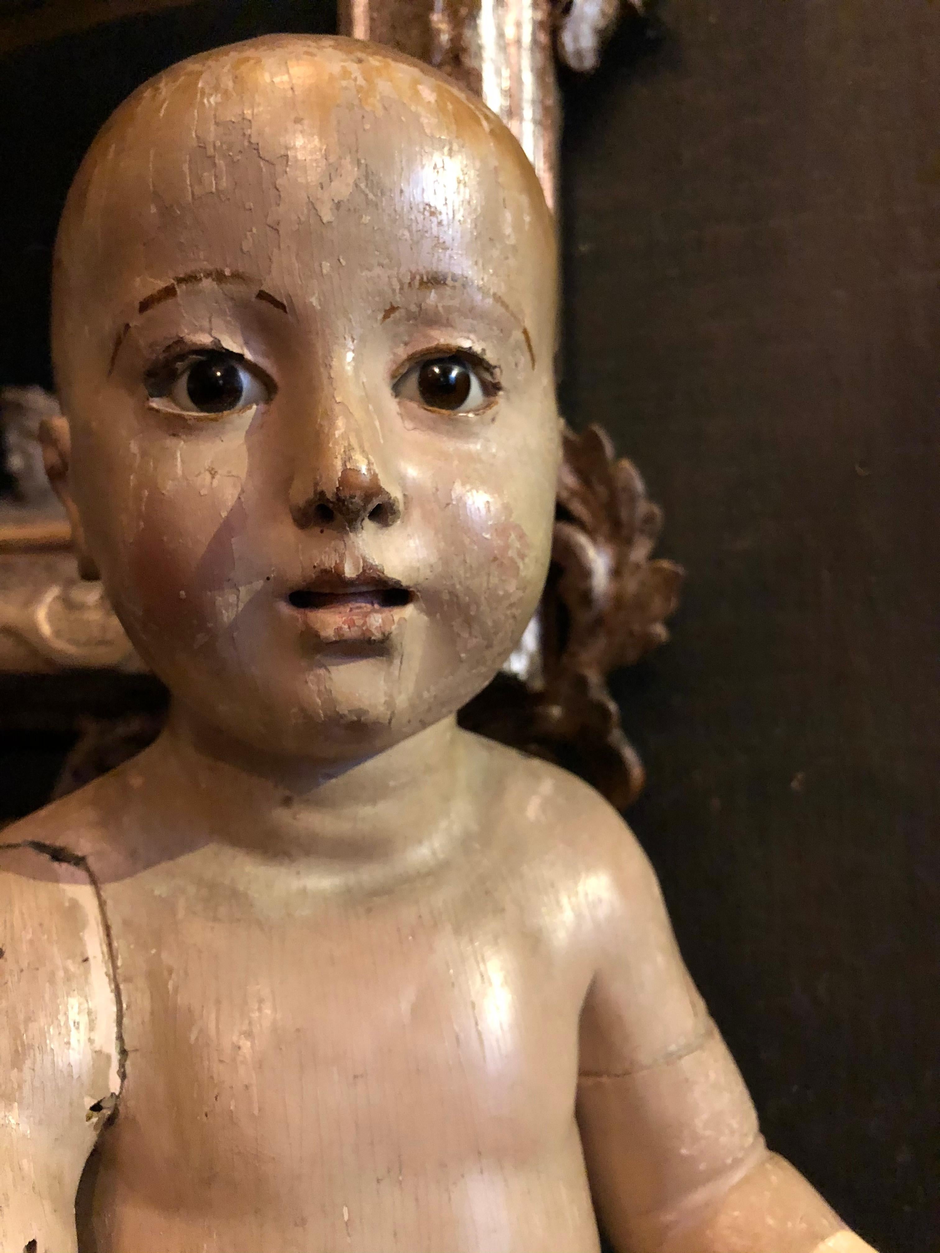 Salvator Mundi In Distressed Condition For Sale In Paris, FR