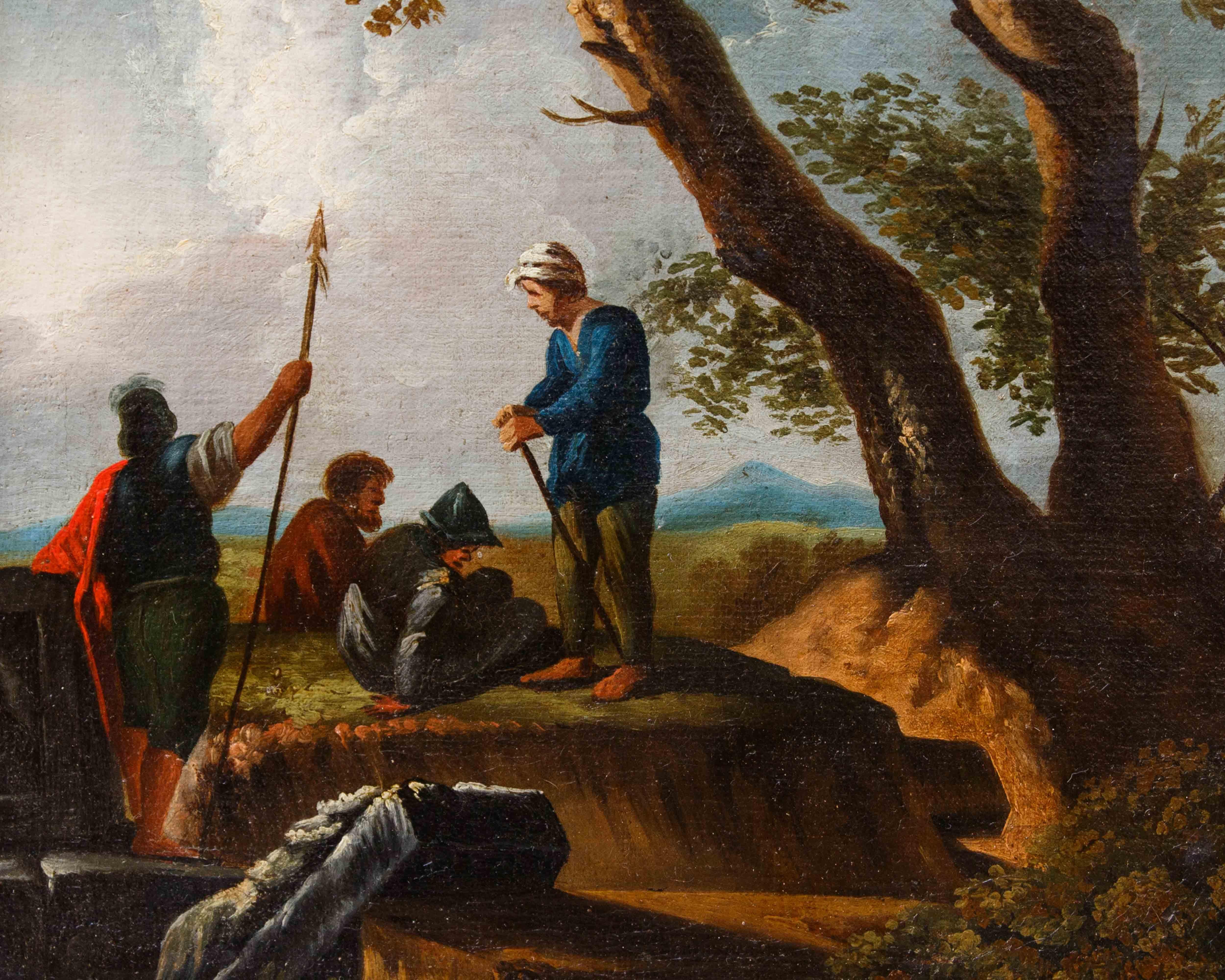 Bottega di Salvator Rosa (Napoli, 1615 – Roma, 1673), La sosta im Angebot 1