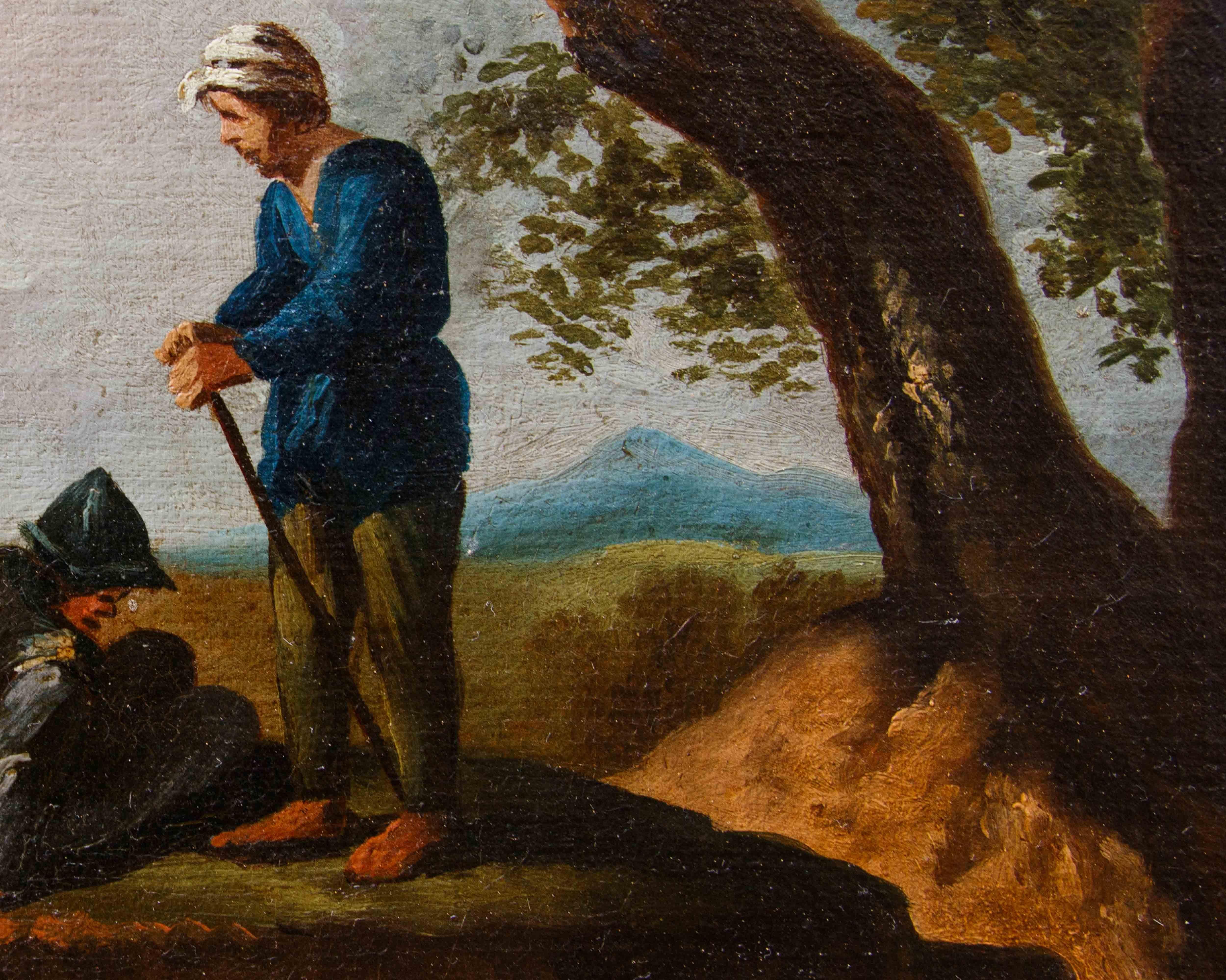 Bottega di Salvator Rosa (Napoli, 1615 – Roma, 1673), La sosta im Angebot 4