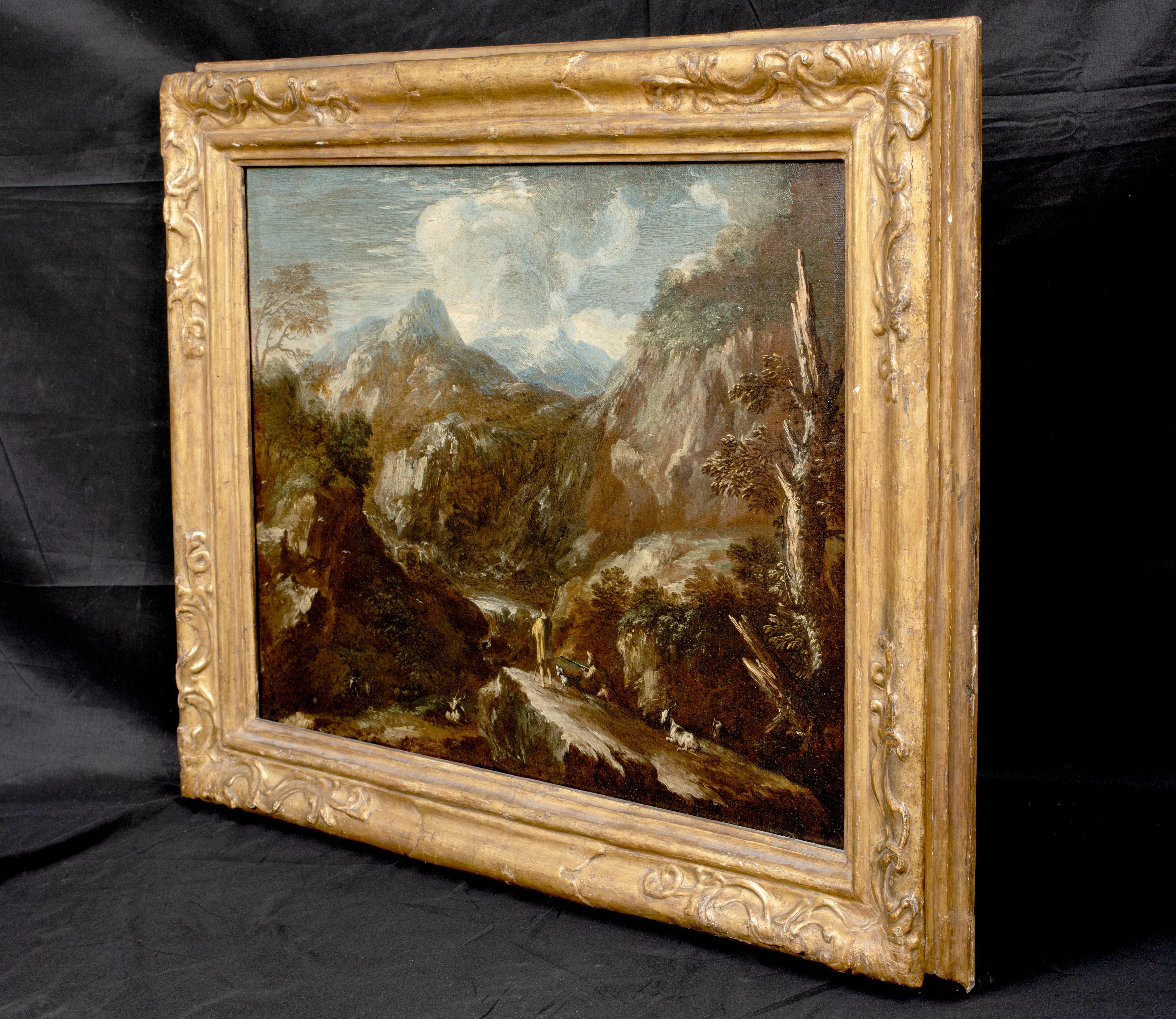 Hunters In An Extensive Mountain Landscape, 17. Jahrhundert 2