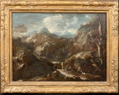 Hunters In An Extensive Mountain Landscape, 17th century 