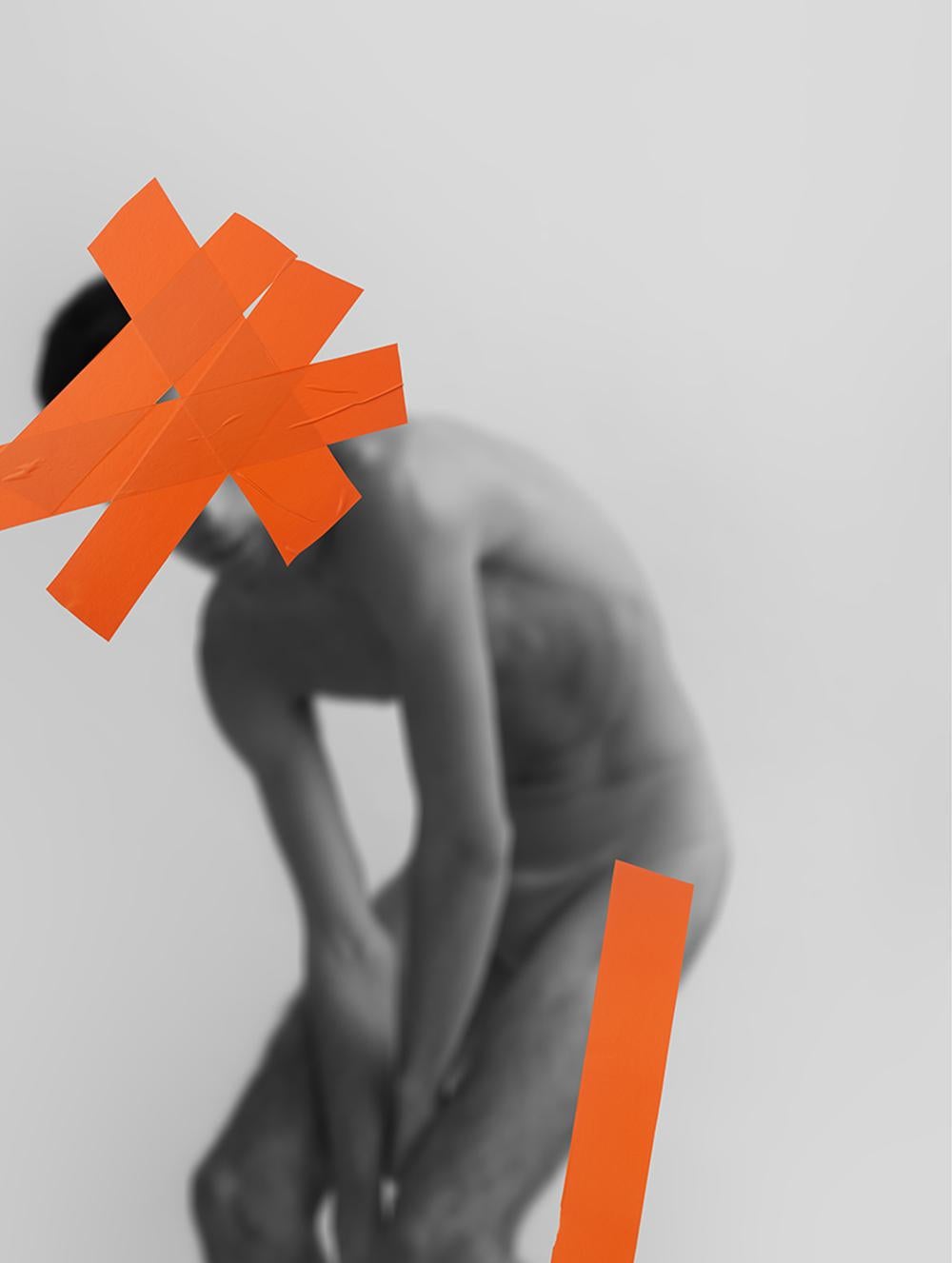0205, Nude. From The series ONE. Mix Media  Photographs - Contemporary Mixed Media Art by Salvatore Arnone