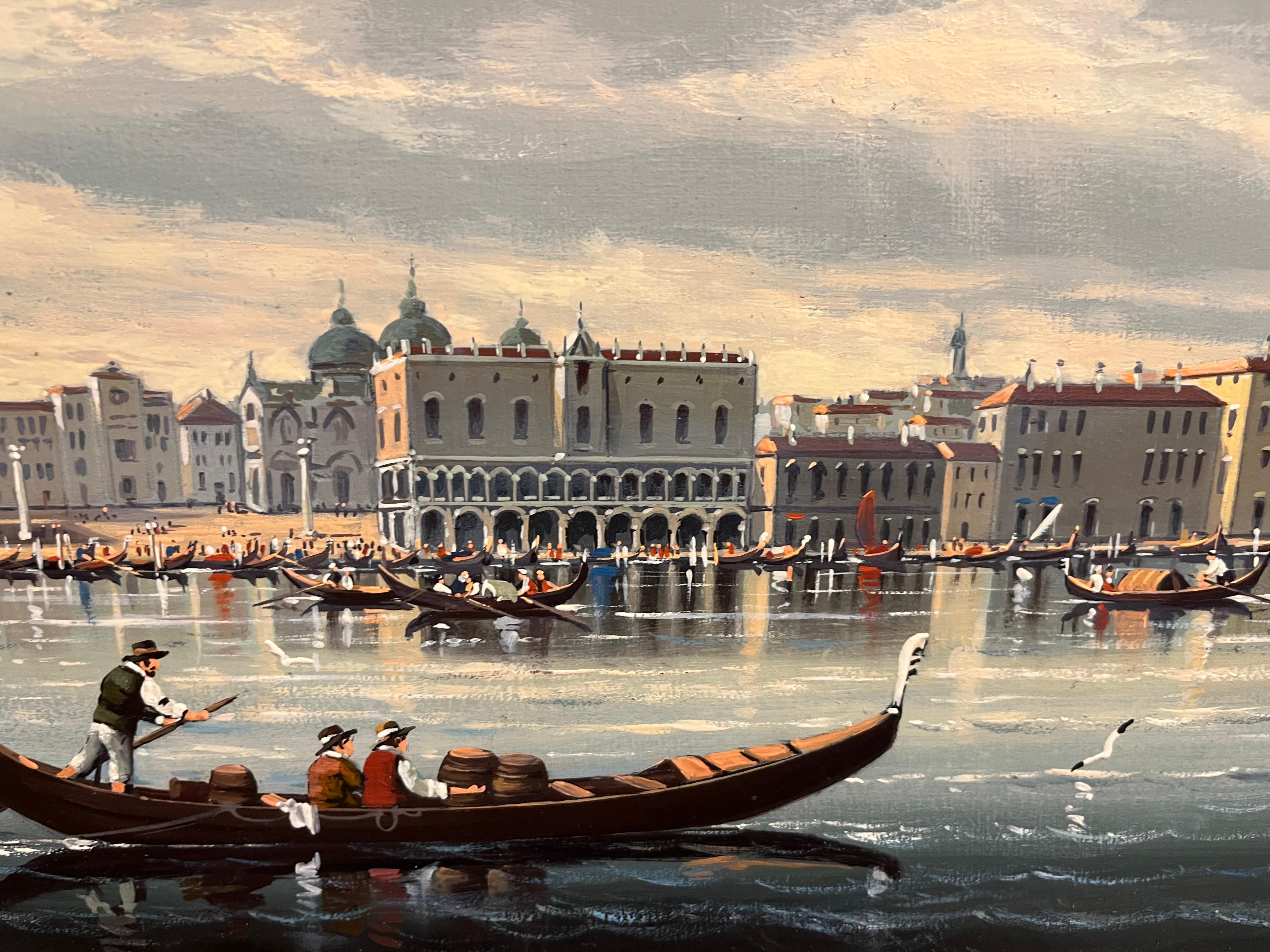 HUGE OIL PAINTING by SALVATORE COLACICCO (NAVY ADMIRALTY 20th CENTURY PIECE  For Sale 3