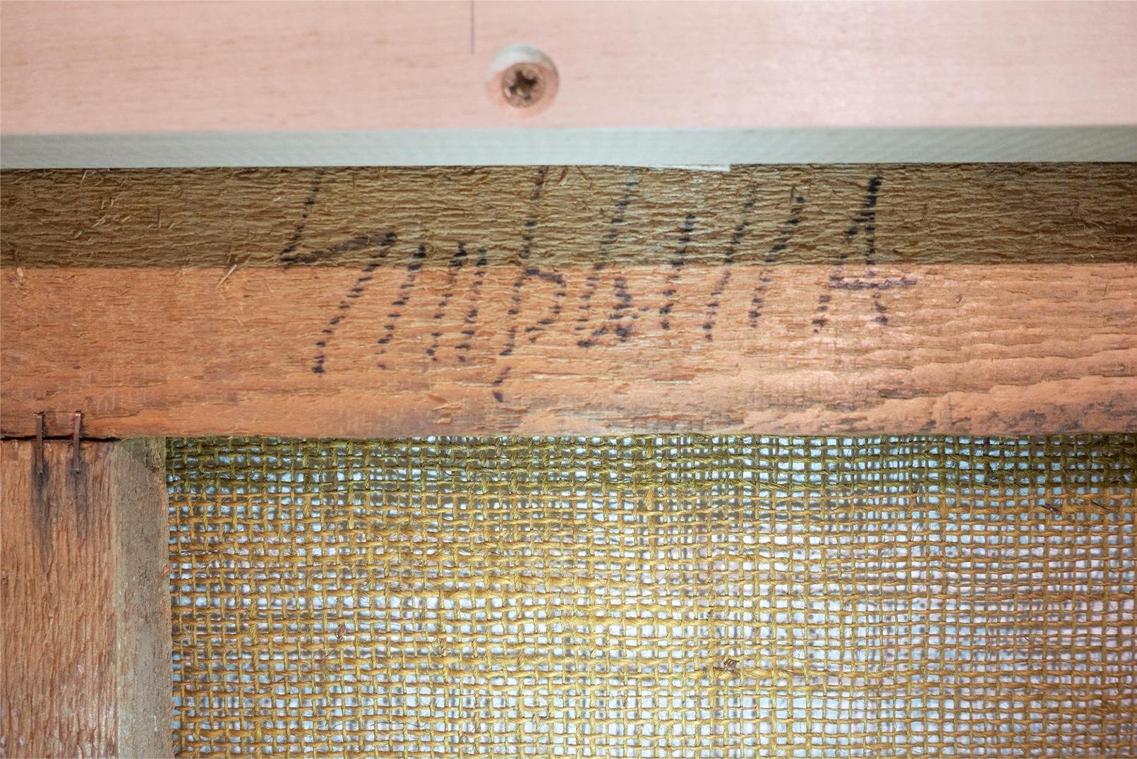 Senza titolo, 1971, Tela di juta, Spazialismo, Detessitura, Luce - Painting Astratto di Salvatore Emblema