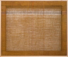 Ohne Titel, 1971, Tela di juta, Spazialismo, Detessitura, Luce