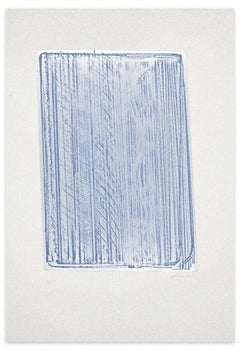 Composition - Original Silk-Print on Metal by Salvatore Emblema - 1970