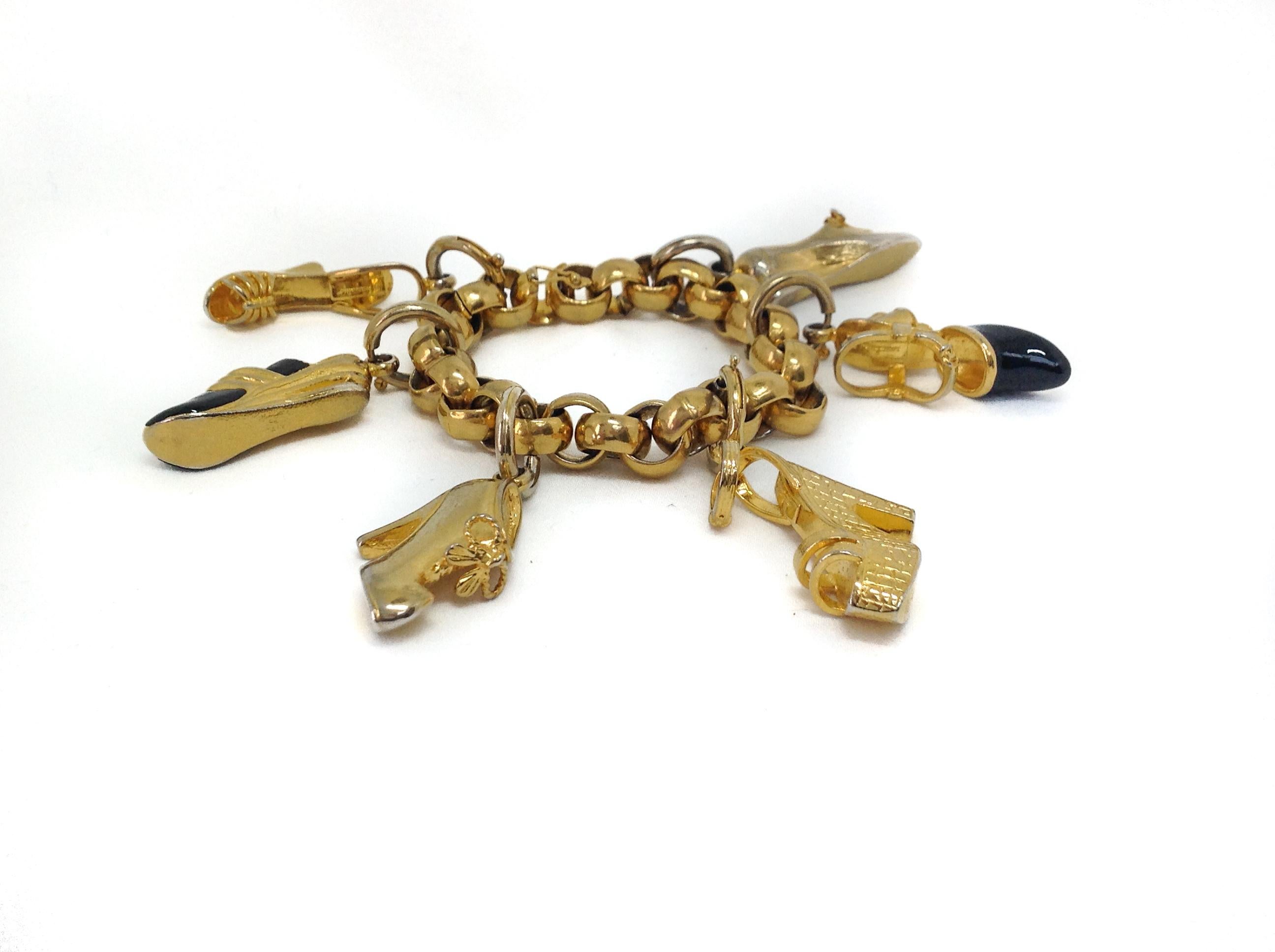 Women's or Men's FERRAGAMO 1980s Vintage Bracelet 