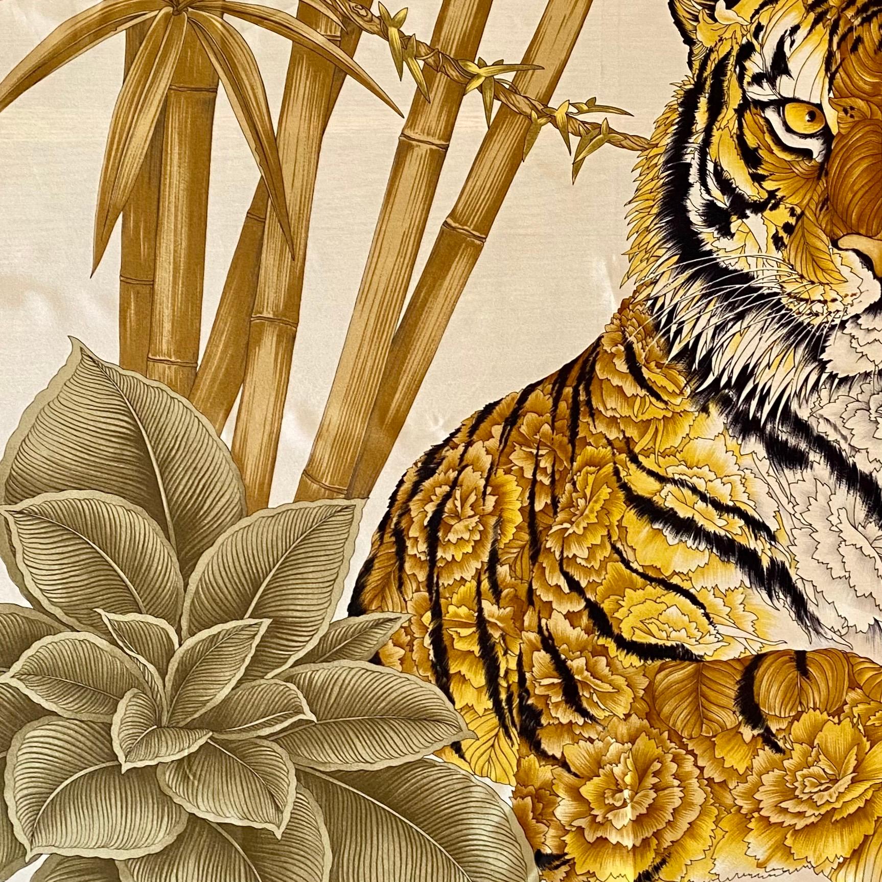 salvatore ferragamo tiger scarf