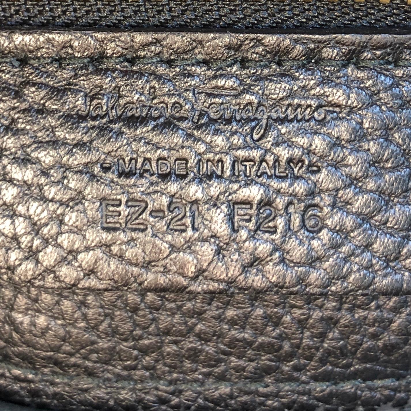 Salvatore Ferragamo Amy Tote Pebbled Leather Medium 1
