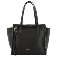 Salvatore Ferragamo Amy Tote Pebbled Leather Medium