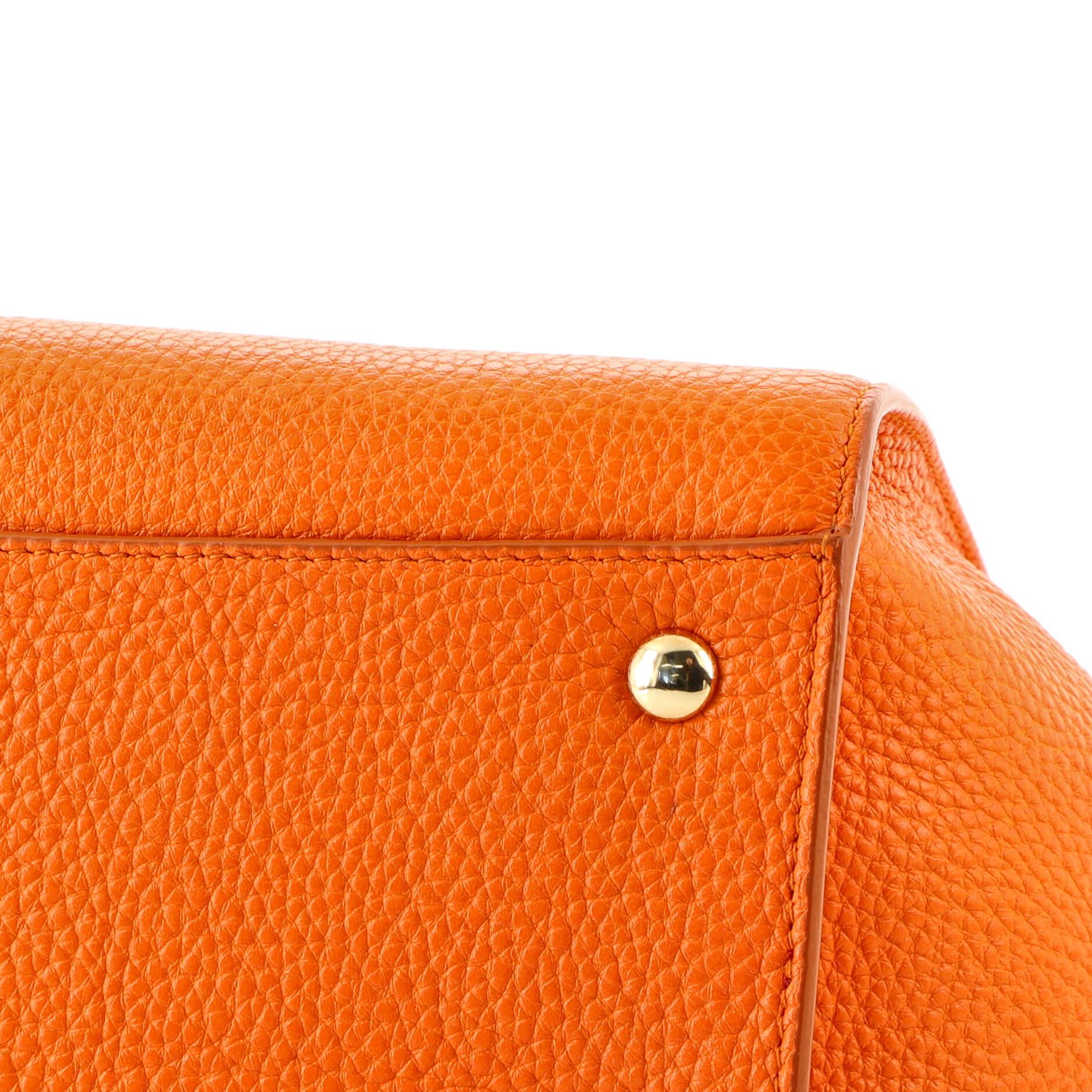 Salvatore Ferragamo Amy Tote Pebbled Leather Small 1