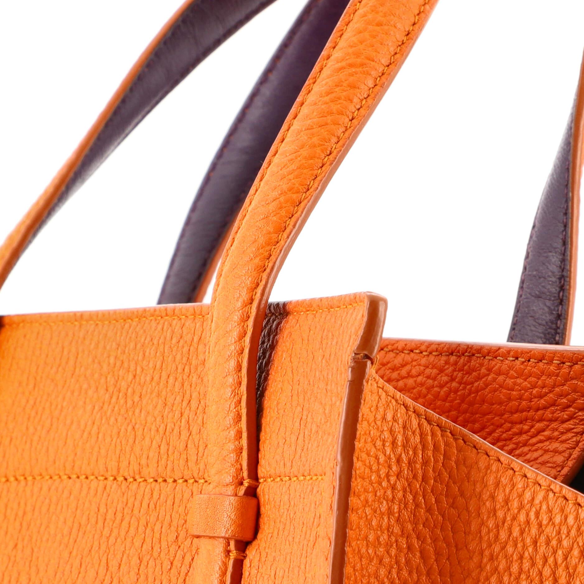 Salvatore Ferragamo Amy Tote Pebbled Leather Small 3