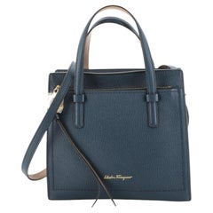 Salvatore Ferragamo Amy Tote Pebbled Leather Small