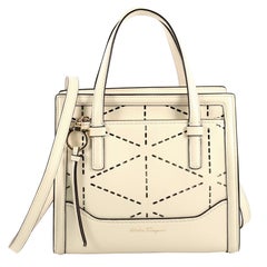 Salvatore Ferragamo Amy Tote Perforated Leather Mini