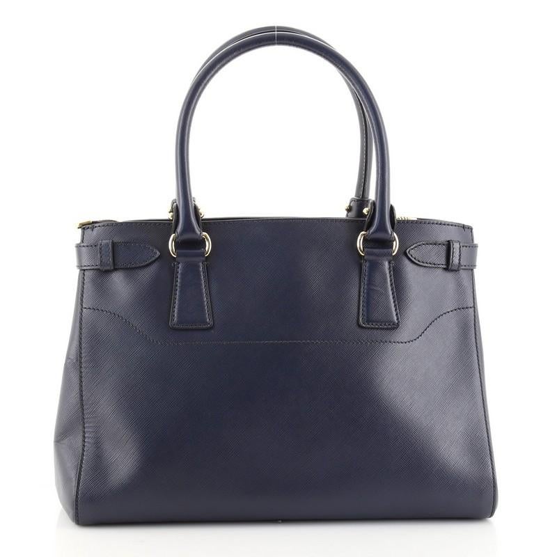 Salvatore Ferragamo Batik Tote Saffiano Leather Medium In Good Condition In NY, NY