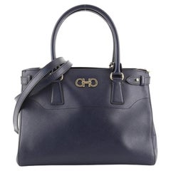 Salvatore Ferragamo Batik Tote Saffiano Leather Medium