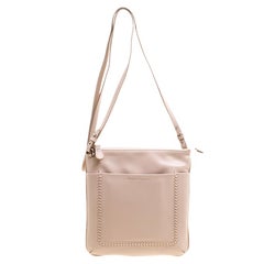 Salvatore Ferragamo Beige Leather Crossbody Bag