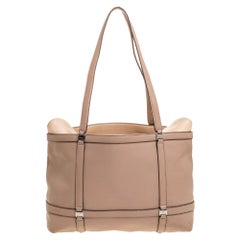 Salvatore Ferragamo Beige Leder-Tasche