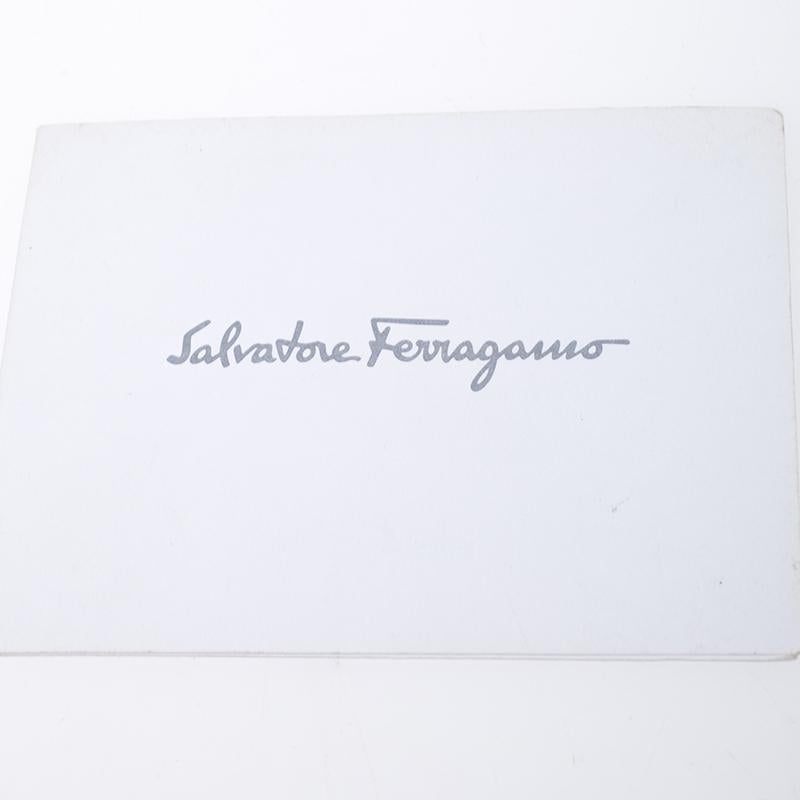 Salvatore Ferragamo Beige Woven Leather Bice Tote 8