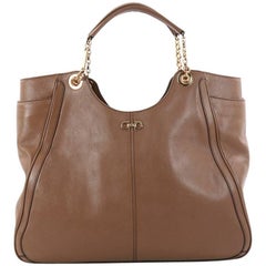 Salvatore Ferragamo Betulla Chain Tote Leather Large