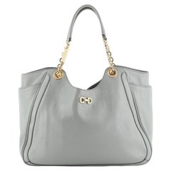 Salvatore Ferragamo Betulla Chain Tote Leather Medium