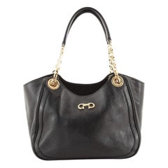 Salvatore Ferragamo Betulla Chain Tote Leather Small