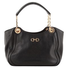 Salvatore Ferragamo Betulla Kette Tragetasche aus Leder