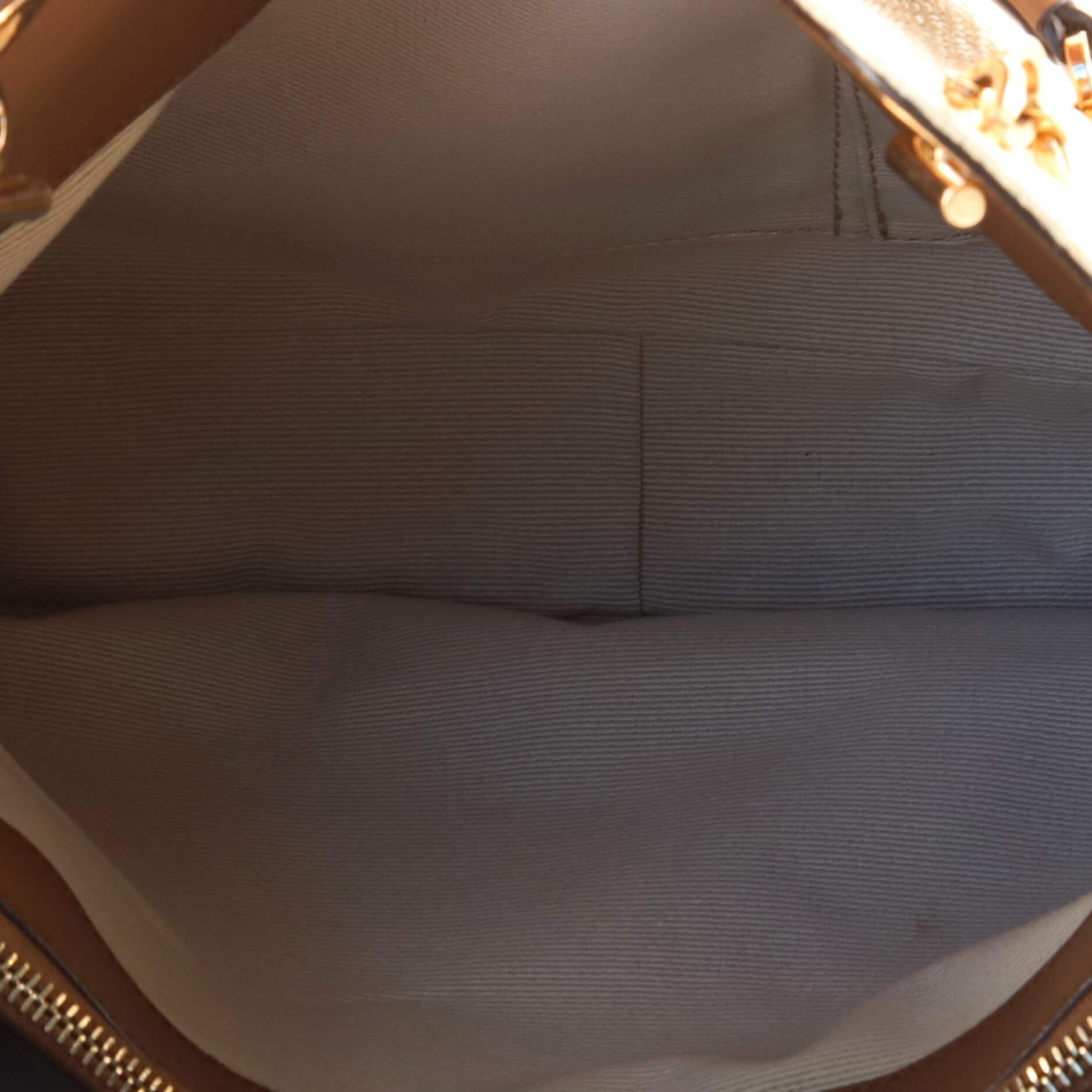 Salvatore Ferragamo Betulla Chain Tote Straw Medium 1