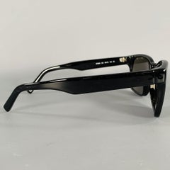 Occhiali da sole in acetato nero Salvatore Ferragamo